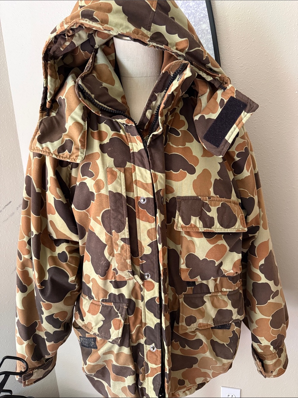 Browning Men’s Camouflage Hooded Field Jacket - Brown/Green